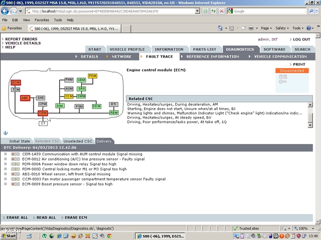 screenshot.1144 Volvo VIDA via VCT2000