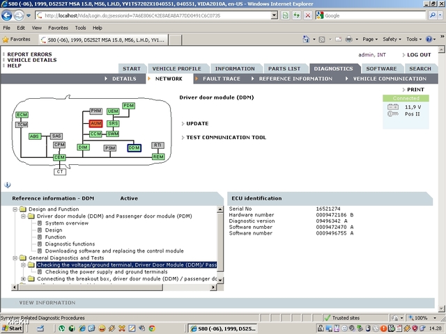 screenshot.1200 Volvo VIDA via VCT2000