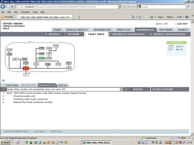 screenshot.1211 Volvo VIDA via VCT2000