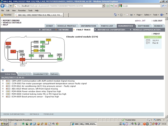 screenshot.1212 Volvo VIDA via VCT2000