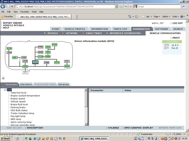 screenshot.1221 Volvo VIDA via VCT2000