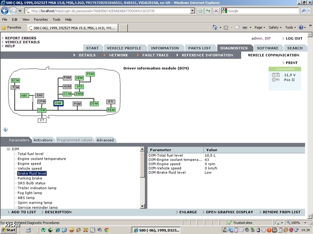 screenshot.1223 Volvo VIDA via VCT2000