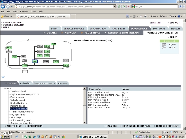 screenshot.1225 Volvo VIDA via VCT2000