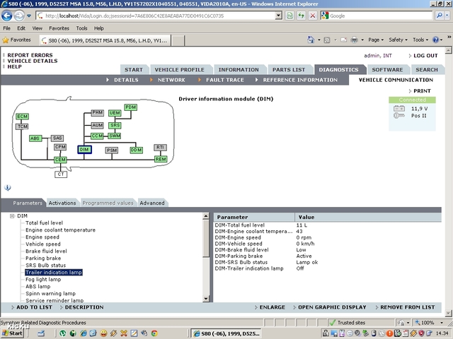 screenshot.1226 Volvo VIDA via VCT2000