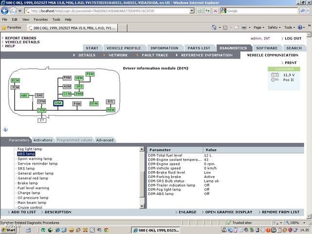 screenshot.1229 Volvo VIDA via VCT2000