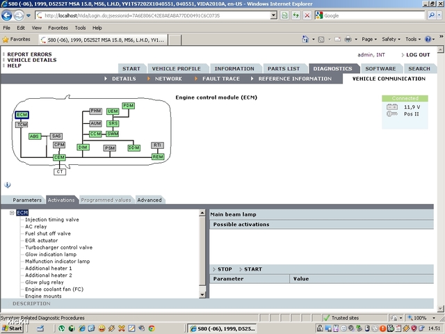 screenshot.1280 Volvo VIDA via VCT2000