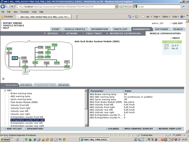 screenshot.1291 Volvo VIDA via VCT2000