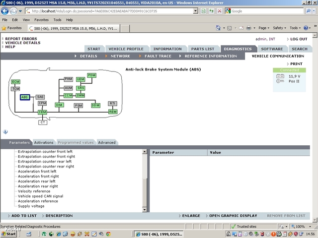 screenshot.1294 Volvo VIDA via VCT2000