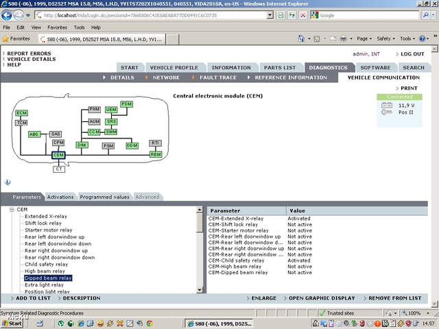 screenshot.1296 Volvo VIDA via VCT2000