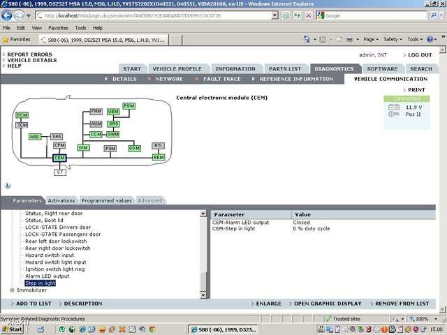 screenshot.1300 Volvo VIDA via VCT2000