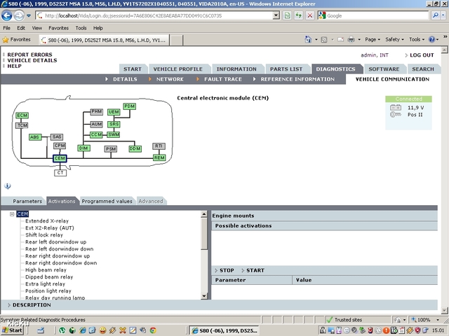 screenshot.1301 Volvo VIDA via VCT2000