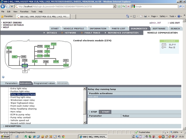 screenshot.1302 Volvo VIDA via VCT2000