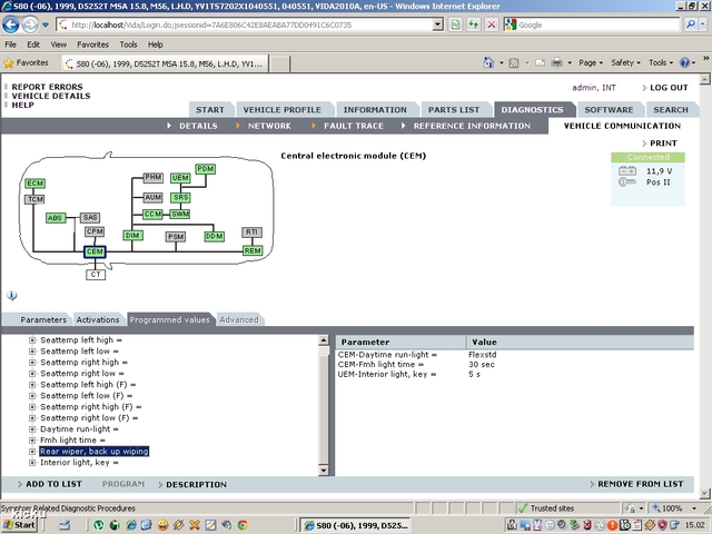 screenshot.1308 Volvo VIDA via VCT2000