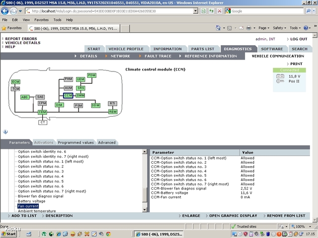 screenshot.1317 Volvo VIDA via VCT2000