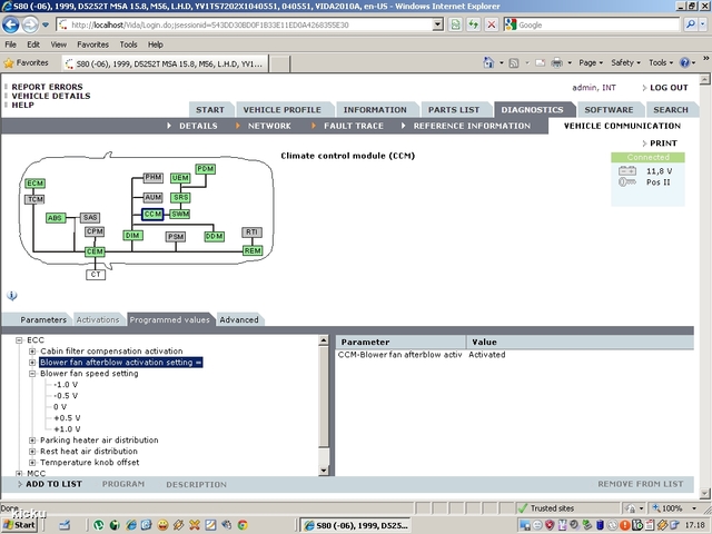 screenshot.1322 Volvo VIDA via VCT2000