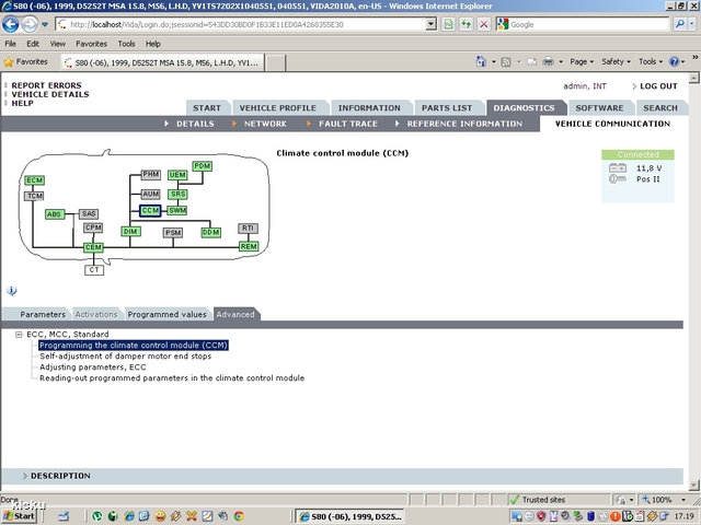 screenshot.1324 Volvo VIDA via VCT2000