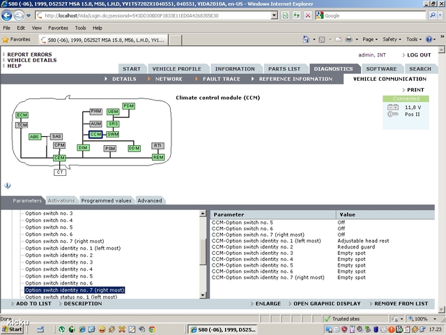 screenshot.1331 Volvo VIDA via VCT2000