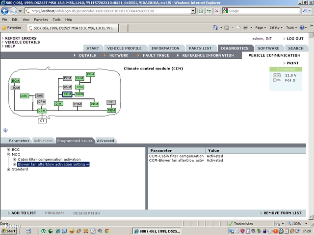 screenshot.1337 Volvo VIDA via VCT2000