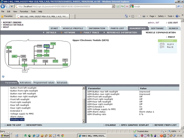 screenshot.1341 Volvo VIDA via VCT2000