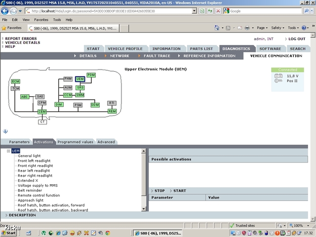 screenshot.1342 Volvo VIDA via VCT2000