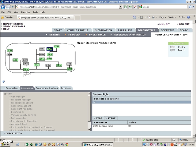 screenshot.1343 Volvo VIDA via VCT2000