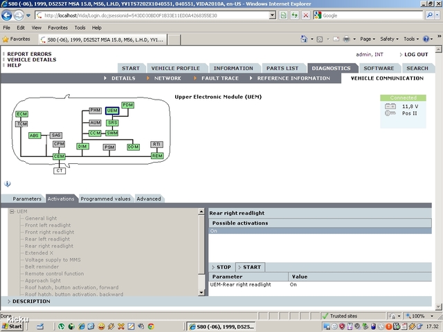 screenshot.1344 Volvo VIDA via VCT2000