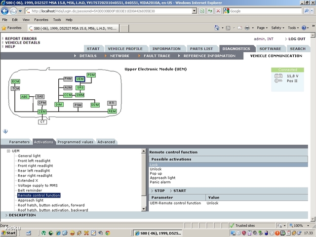 screenshot.1345 Volvo VIDA via VCT2000