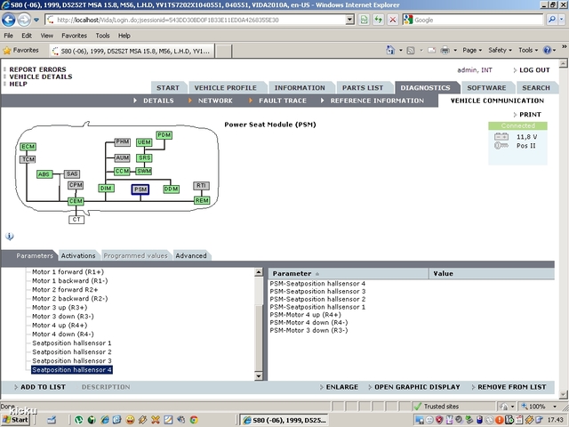 screenshot.1363 Volvo VIDA via VCT2000