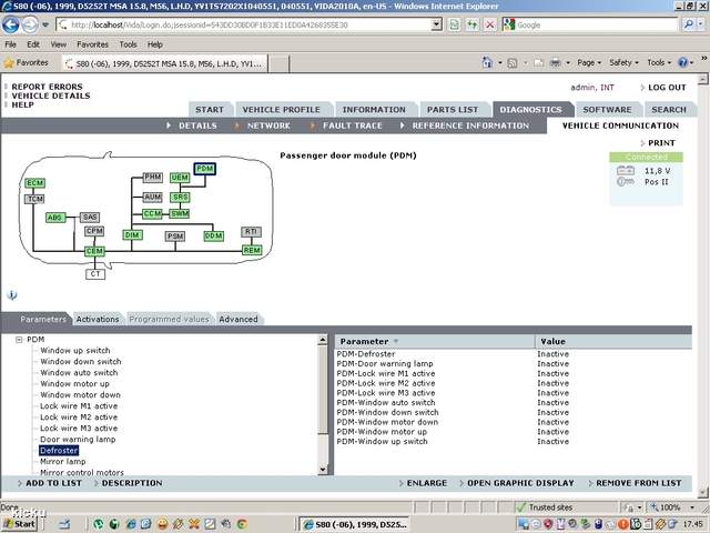 screenshot.1367 Volvo VIDA via VCT2000