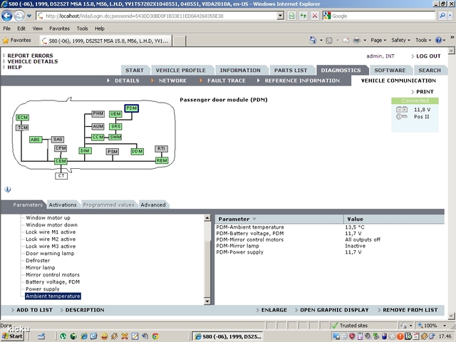 screenshot.1368 Volvo VIDA via VCT2000