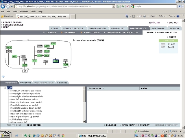 screenshot.1372 Volvo VIDA via VCT2000