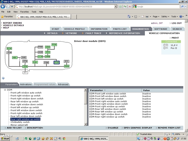 screenshot.1373 Volvo VIDA via VCT2000