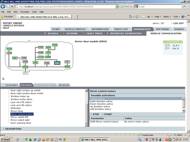 screenshot.1378 Volvo VIDA via VCT2000