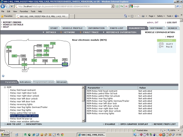 screenshot.1381 Volvo VIDA via VCT2000