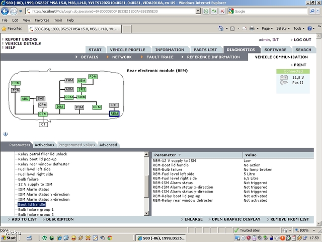 screenshot.1382 Volvo VIDA via VCT2000