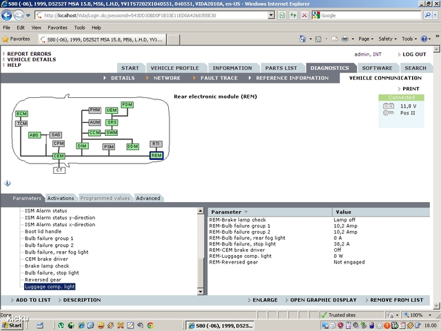 screenshot.1383 Volvo VIDA via VCT2000