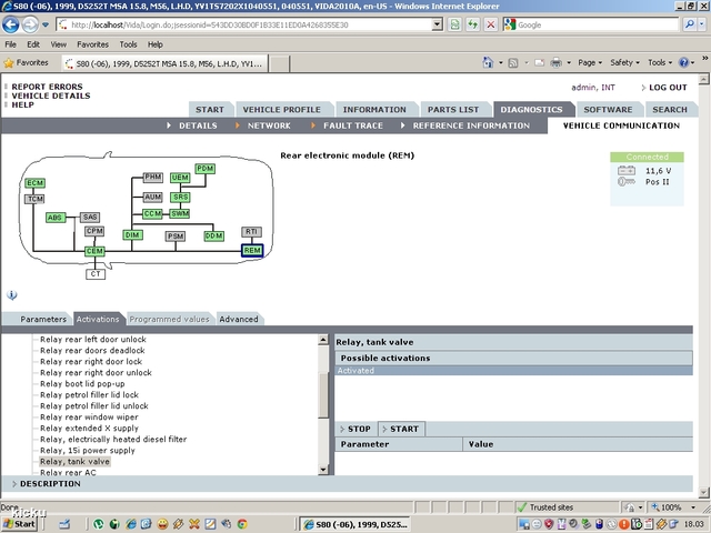 screenshot.1385 Volvo VIDA via VCT2000