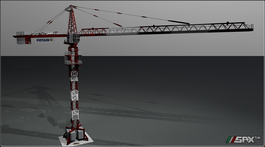 Crane Potain MDT178 - Saxâ„¢ 3D Works