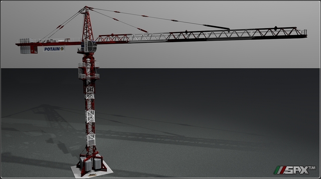 Crane Potain MDT178 Sax™ 3D Works