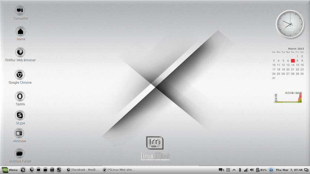 Linux Mint 14 Cinnamon  - 