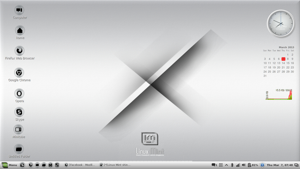 Настройка linux mint 14 cinnamon