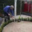 Tuin - Haag rond 't Rietple... - Garden construction of 't Riet-square 06-02-13