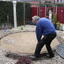 Tuin - Haag rond 't Rietple... - Garden construction of 't Riet-square 06-02-13