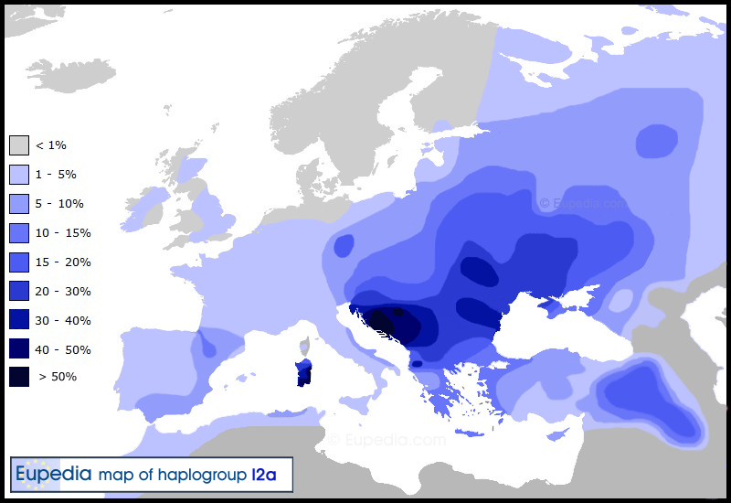 Haplogroup I2a - 