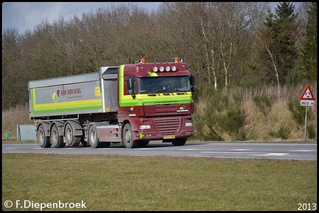 BZ-TL-46 DAF XF105 Van der Wiel-BorderMaker actiefotos