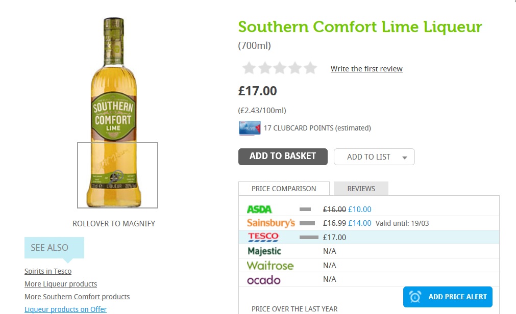 Southern Comfort Lime - 