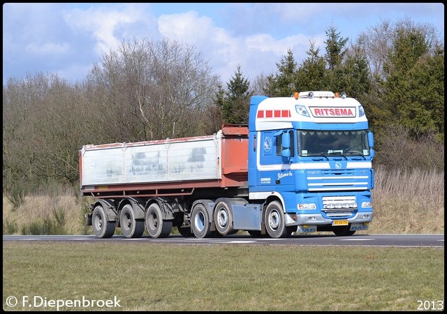 BT-FF-79 DAF XF105 Ritsema Groningen-BorderMaker actiefotos