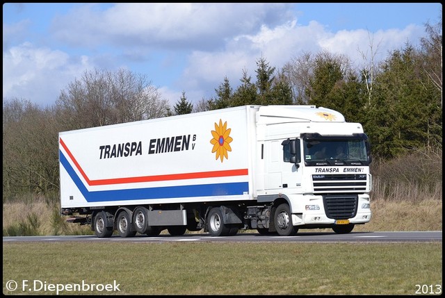 BV-HV-73 DAF XF105 Transpa Emmen-BorderMaker actiefotos