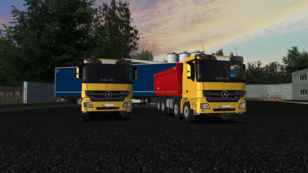 Actros 8x4 wywrotka - 