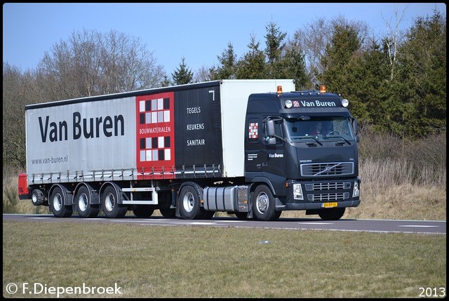 BV-FP-15 Volvo FH Van Buren Bouwmaterialen-BorderM Rijdende auto's